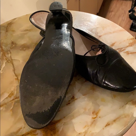 ‼️Chanel ‼️authentic black ballet slipper mules 💥 - Picture 2 of 3